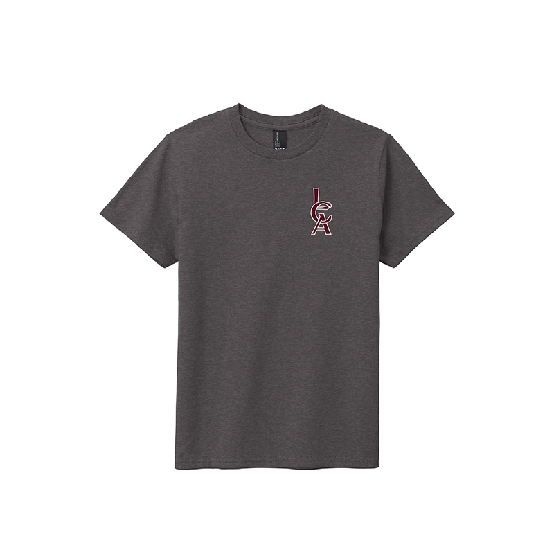 LCA - DT6000Y District Youth Very Important Tee LCA Logo - Heathered Charcoal